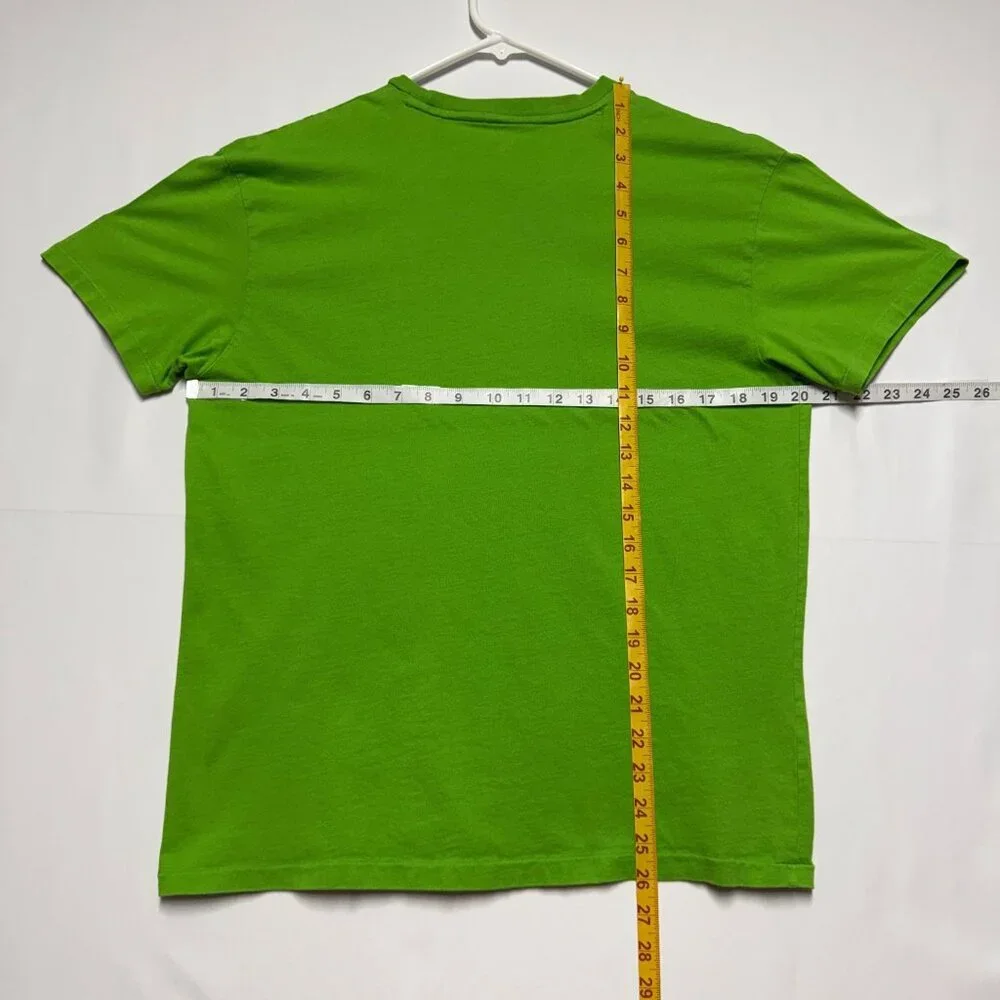 Polo‎ Ralph Lauren Mens Green Crewneck T-Shirt Size S/P Excellent